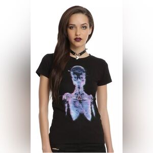 Ghost In The Shell Black Graphic T-Shirt Movie Size Medium 2017 Paramount